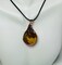 Pendant and Earrings Set of Amber large shells product 3